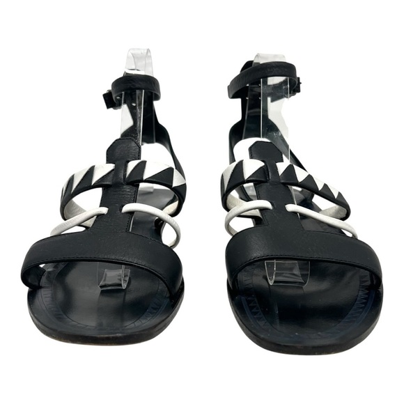 Proenza Schouler Leather Two Tone Gladiator Ankle Strap Sandals Women’s 38 - Picture 3 of 15